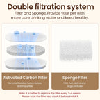 Fontaine à eau ROJECO en acier inoxydable pour chats et chiens – Distributeur automatique intelligent, accessoires animalerie