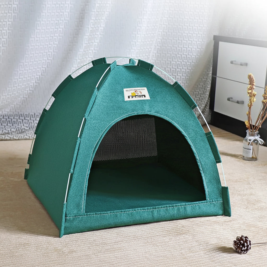 Tente-Lit Amovible pour Chat et Chien – Maison Semi-Fermée, Panier Sofa, Décoration Intérieure