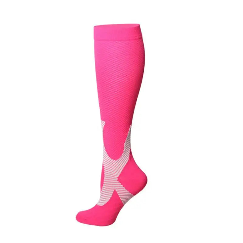 Chaussettes de Compression pour Course à Pied, Cyclisme, Football, Varices, 20-30mmhg