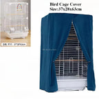 Housse de Cage à Oiseaux Respirante Anti-Éclaboussures – Pare-Soleil pour Perroquet, Protection Cage