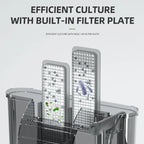 Filtre Aquarium Mural Réglable 110V/220V – Filtre Extérieur pour Bac à Poissons 30-80 cm