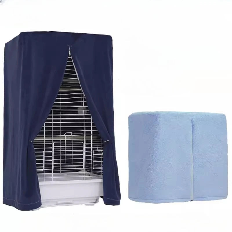 Housse de Cage à Oiseaux Respirante Anti-Éclaboussures – Pare-Soleil pour Perroquet, Protection Cage