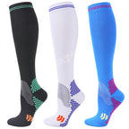 chaussettes de Compression hommes femmes chaussettes pour courir, cyclisme, Football