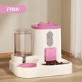 Distributeur 2-en-1 Nourriture et Eau pour Chat – Automatique, Design Mignon