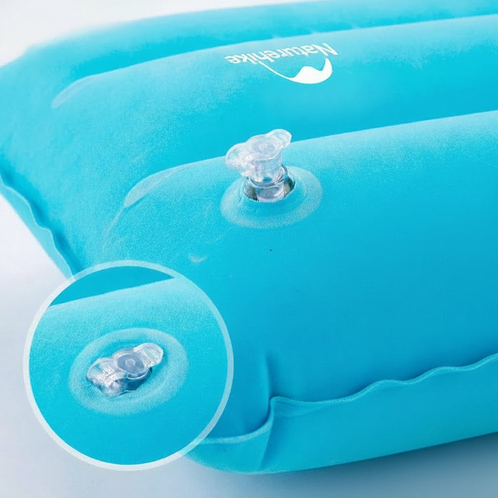 Oreiller Gonflable Carré – Ultra-léger, Portable et Confortable pour Camping, Randonnée et Voyage