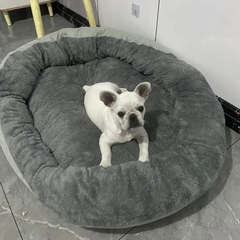 Panier Sofa Ultra Doux pour Chien et Chat – Coussin Respirant en Coton pour Moyens et Grands Chiens