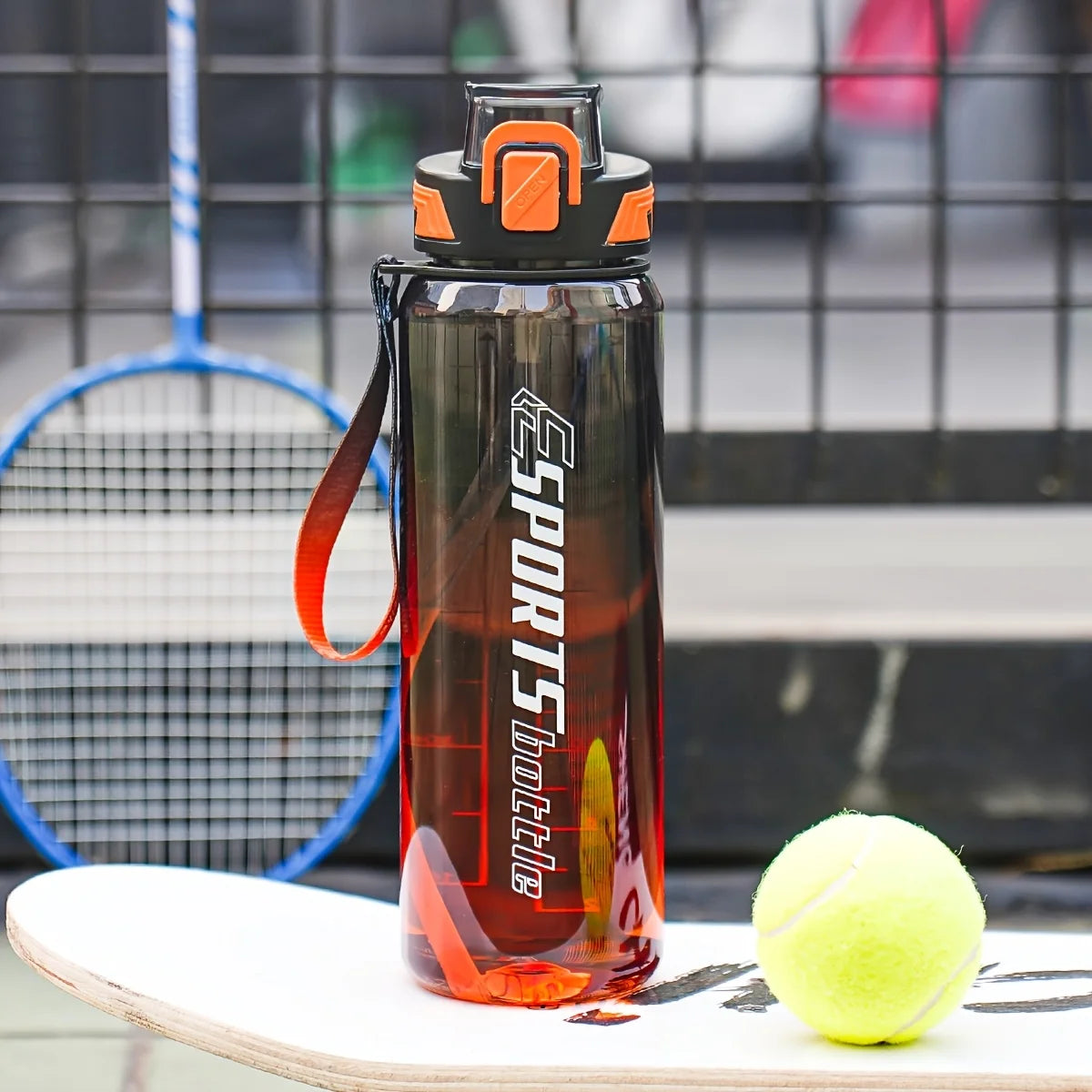 Gourde de Sport 1L avec Paille – Plein Air, Fitness