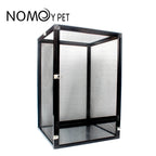 Terrarium Démontable pour Reptiles – Cage à Air en Aluminium avec Porte Frontale et Vue Complète pour Lézards et Caméléons