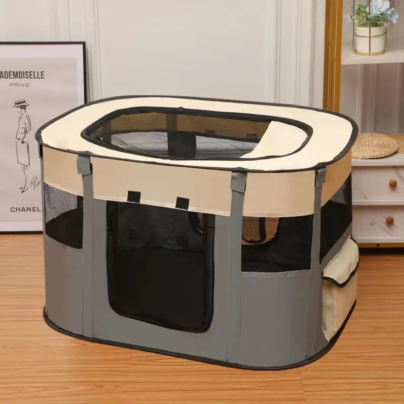 Maison pour Chat Pliable – Tente Cosy pour Chaton, Chien et Chat avec Coussin – Niche d'Accouchement et Lit Confortable