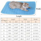 Tapis Rafraîchissant Été pour Chat et Chiot – Couverture Respirante en Maille pour Animaux, Chaton, Lit et Accessoires
