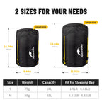Naturehike Sac de Compression 300D Ultra-léger Imperméable – Housse de Rangement Multifonction pour Sac de Couchage