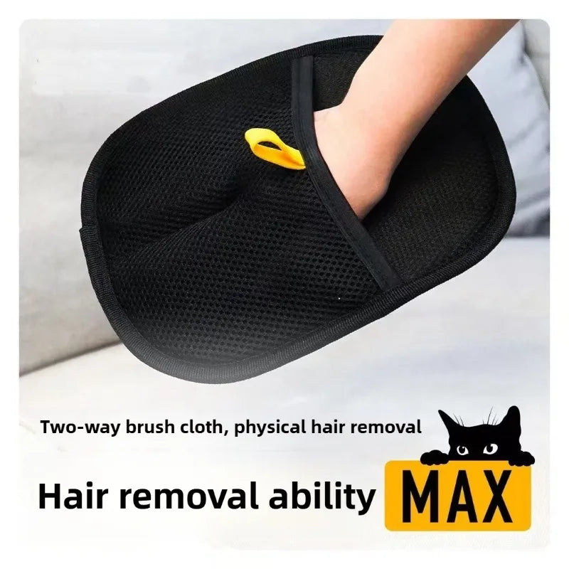 Gants Dépilateurs Efficaces pour Animaux – Brosse Douce Anti-Poils pour Chien et Chat, Nettoyage Canapé et Tapis