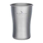 Tasse en titane monocouche ultralégère Mug bière, café, thé pour camping, pique-nique & maison