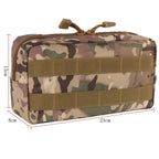 Pochette Tactique Molle EDC – Sac de Ceinture EMT, Gilet de Chasse, Organiseur Outdoor Camping Pêche