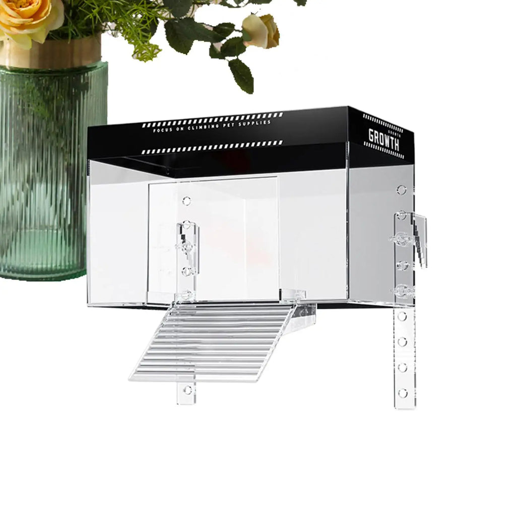 Zone de Bain de Soleil pour Tortue avec Rampe – Plateforme sur Aquarium, Repos Reptile, Habitat Tortue