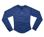 Haut de yoga sans coutures à manches longues pour femmes, t-shirt de compression amincissant, séchage rapide, respirant, élastique, pour la salle de sport, la course et l'entraînement