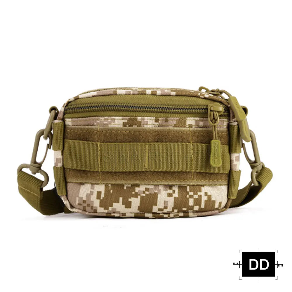 Pochette Tactique MOLLE – Sacoche Messenger et Ceinture pour Randonnée et Trekking