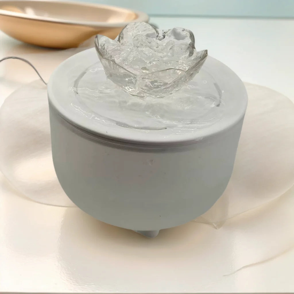 Fontaine à eau silencieuse 1,2L pour chats et animaux – Filtre automatique, USB électrique, bol distributeur à circulation continue