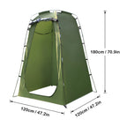 Tente Vestiaire et Douche Portable 180 cm – Intimité Camping, Vélo, Plage, Toilettes
