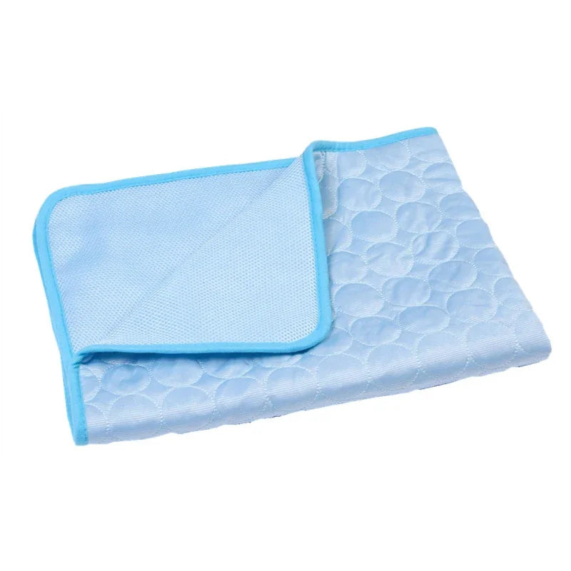 Tapis Rafraîchissant Été pour Chat et Chiot – Couverture Respirante en Maille pour Animaux, Chaton, Lit et Accessoires