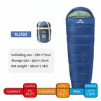 Sac de Couchage MJ300 -1°C Léger MJ600 -12°C Momie – Camping, Randonnée, Alpinisme, Printemps Automne Hiver