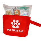 Kit de Premiers Secours pour Animaux 58 Pièces – Trousse de Voyage Imperméable Oxford 1680D pour Chiens & Chats, Camping & Randonnée