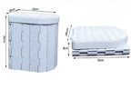Toilette Portable de Voyage – Seau Pliable pour Voiture et Urgences Outdoor