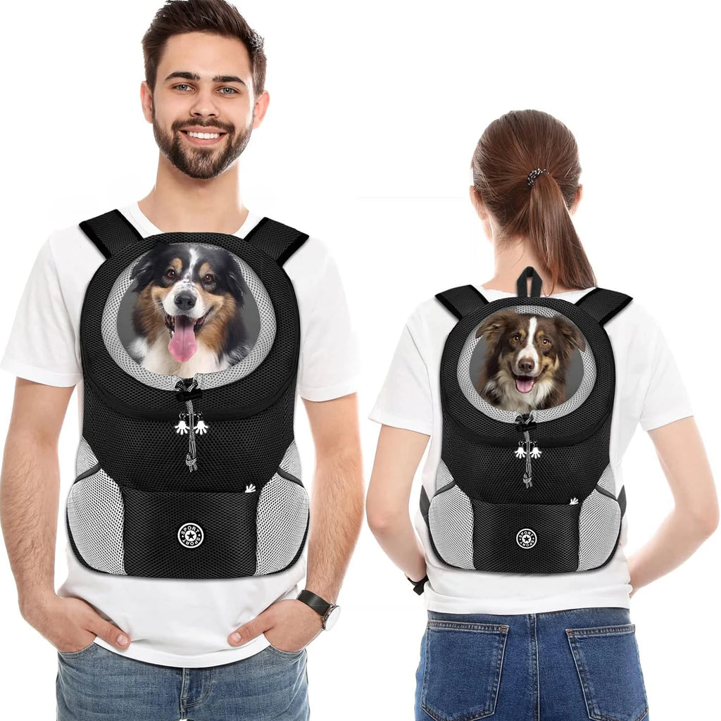 Sac à Dos Respirant pour Chien et Chat – Transport Extérieur, Maille Ventilée, Camouflage