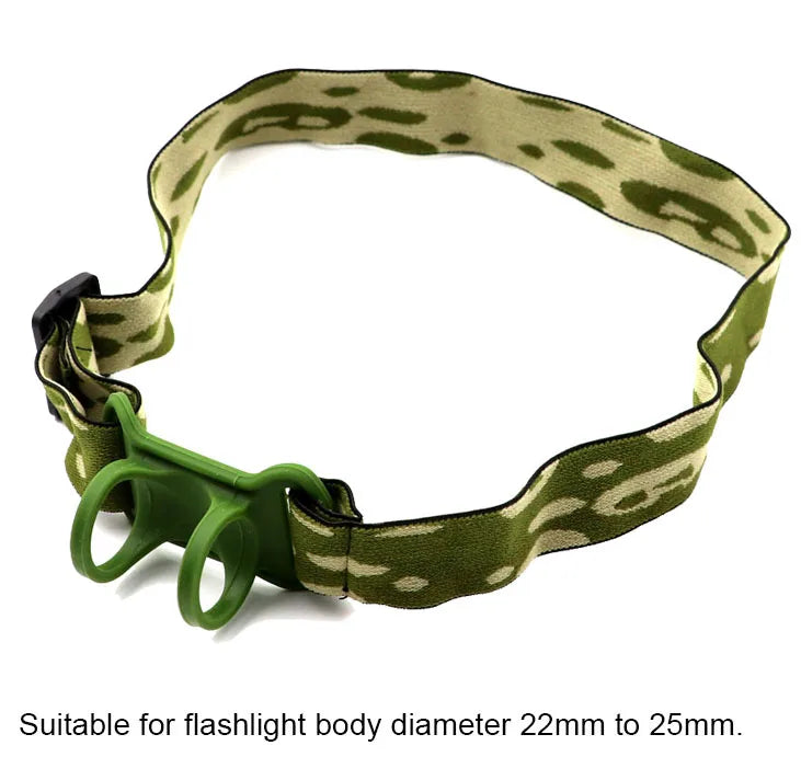 Bandeau Frontal Réglable – Support Élastique pour Lampe de Poche LED, Torche & Lampe Frontale