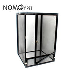 Terrarium Démontable pour Reptiles – Cage à Air en Aluminium avec Porte Frontale et Vue Complète pour Lézards et Caméléons
