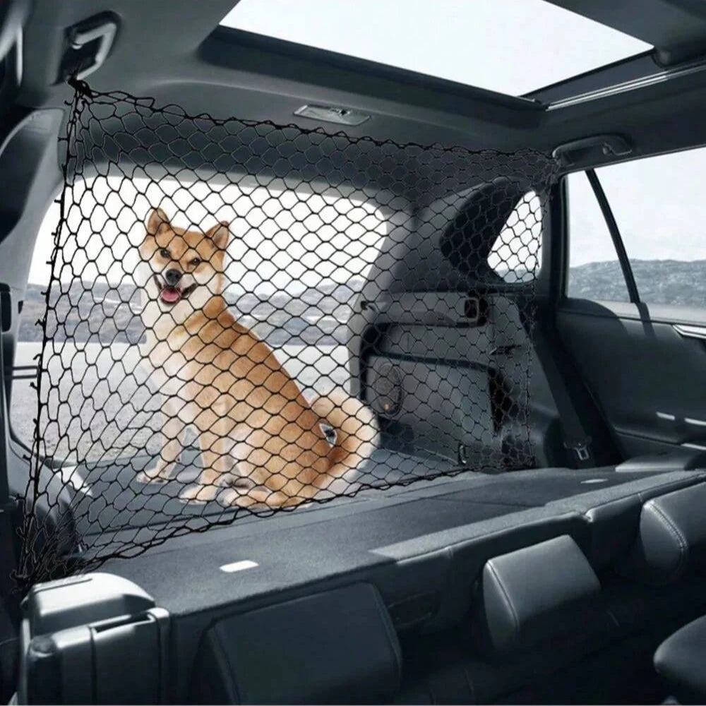 Filet de Séparation pour Coffre de Voiture – Protection Chien, Filet de Sécurité Universel Élastique