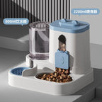 Gamelle Anti-Déversement avec Fontaine Intégrée pour Chat et Chien