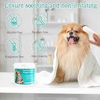 Lingettes Nettoyantes pour Oreilles d'Animaux – Doigtiers Jetables Anti-Acariens pour Chien et Chat – Lot de 50