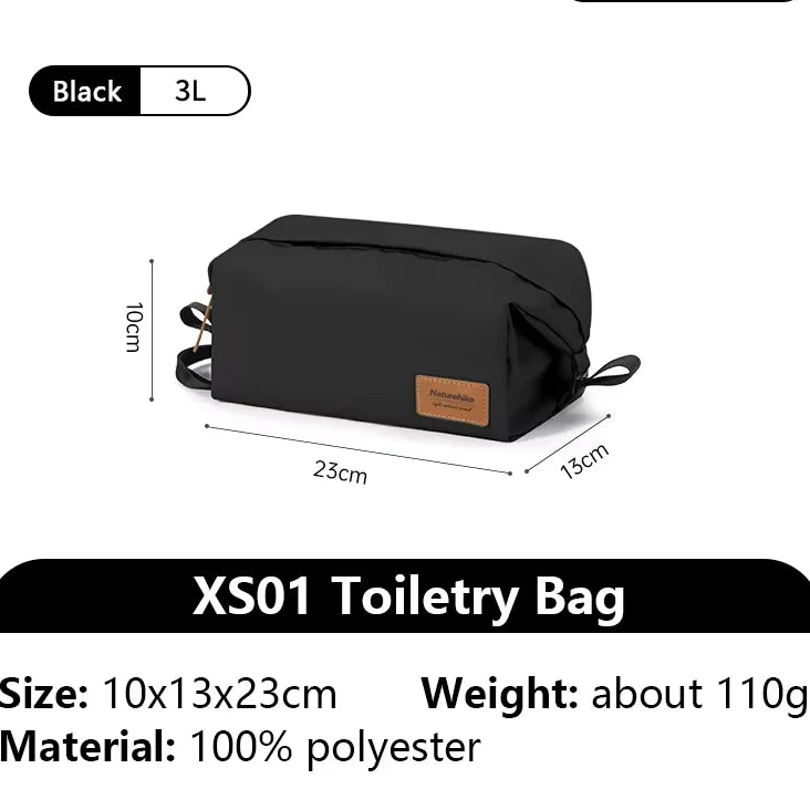 Trousse de Toilette Ultra-Légère – Sac Étanche Grande Capacité pour Voyage et Camping