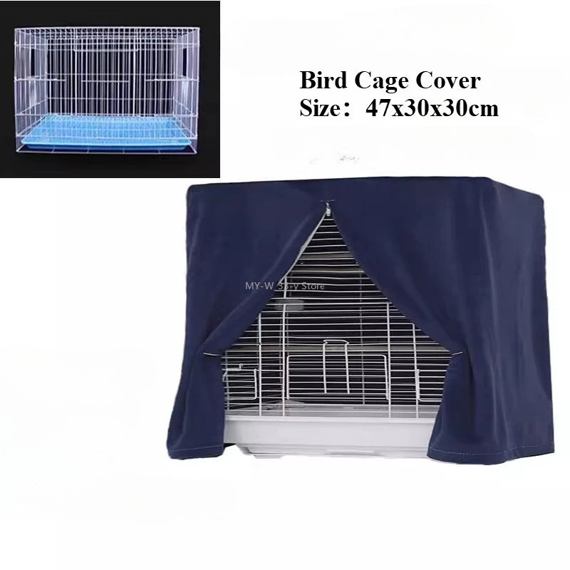 Housse de Cage à Oiseaux Respirante Anti-Éclaboussures – Pare-Soleil pour Perroquet, Protection Cage