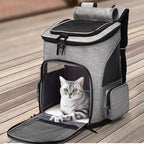 Sac à Dos de Transport Respirant pour Chat et Chien – Pliable, Grande Capacité, Idéal pour Voyager