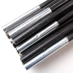 1 Paire de Mâts de Tente en Fibre de Verre – Tige de Support 3,9 m pour Tente Camping 3-4 Personnes