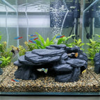 Ornement Aquarium Impression 3D – Rocaille Réaliste, Abri Poissons et Crevettes, Plastique PLA