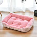 Panier Chien Respirant en Coton Doux, Nid pour Chat, Lit Chaud pour Petits et Moyens Chiens