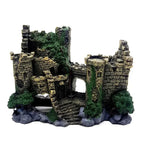 Décoration Aquarium Château Antique en Résine – Grotte, Bâtiment, Ornement Aquascaping