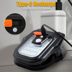 Lampe Solaire LED pour Jardin avec Détecteur de Mouvement – Éclairage Extérieur Étanche Rechargeable à Clip pour Mur et Décoration
