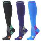 chaussettes de Compression hommes femmes chaussettes pour courir, cyclisme, Football
