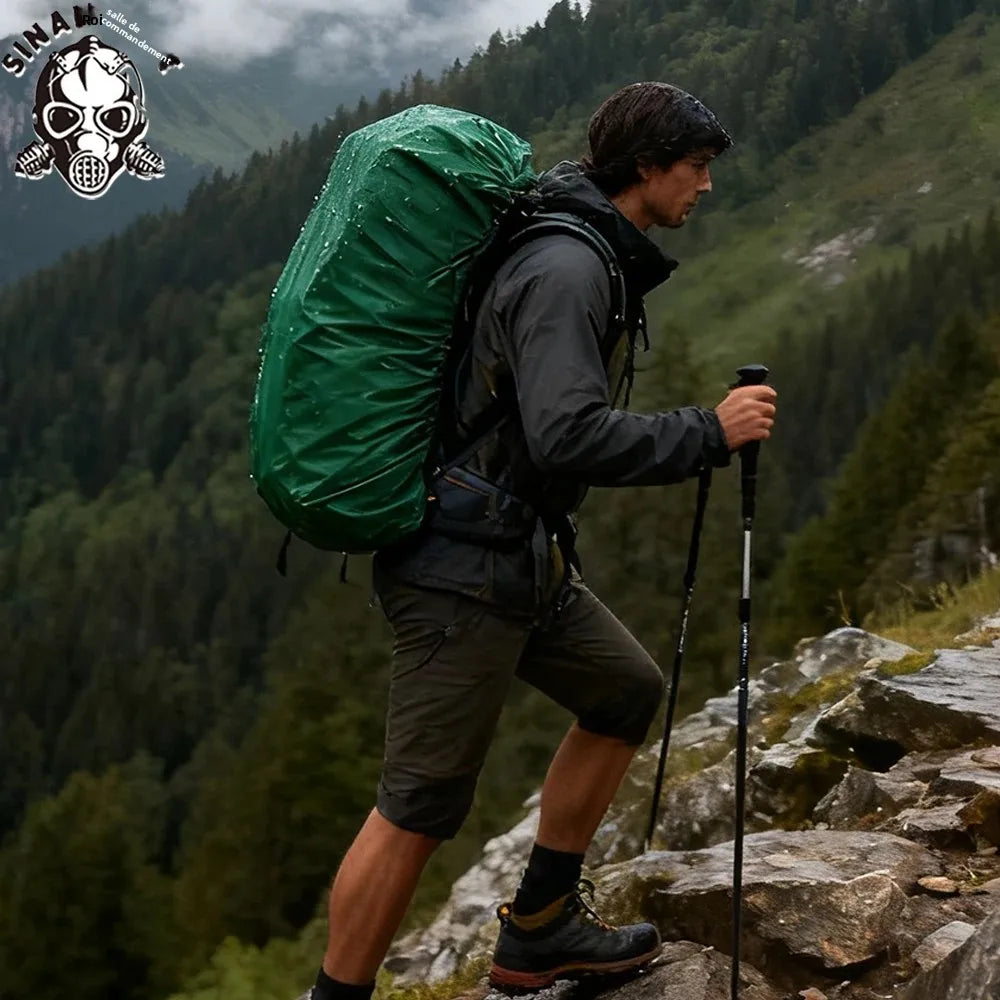 Housse de Pluie Imperméable pour Sac à Dos 50-65L – Ultra-Légère, Anti-Poussière, Outdoor