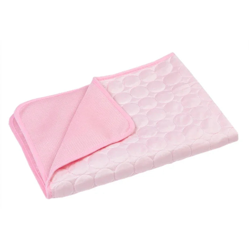Tapis Rafraîchissant Été pour Chat et Chiot – Couverture Respirante en Maille pour Animaux, Chaton, Lit et Accessoires