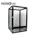 Terrarium Démontable pour Reptiles – Cage à Air en Aluminium avec Porte Frontale et Vue Complète pour Lézards et Caméléons