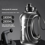 Gourde Sport Grande Capacité 1,8L / 2,8L avec Paille – Portable, Robuste – Idéale Gym, Plein Air