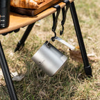 Set Café Filtre en Titane  Mug avec Dripper Détachable  Cafetière Portable pour Camping & Outdoor
