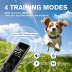ROJECO Collier de Dressage pour Chien avec Télécommande 500m – IP67 Imperméable, Collier Électrique Anti-Aboiement