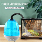 Humidificateur pour Reptiles 4L 220V Prise EU – Brumisateur Terrarium Grande Capacité, Tuyau Réglable, pour Serpent Lézard Tortue Amphibien