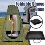 Bac de Douche Pliable Portable avec Tuyau d'Évacuation – Plateau de Douche Outdoor pour Camping, Plage et Bain d'Animaux